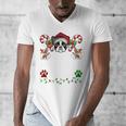 Most Likely Decorate Her Boston Terrier Dog Ugly Christmas Men's V-Neck T-Shirt, Boston Terrier Christmas Gifts, funny design