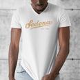 Retro Sedona Script Vintage Throwback Kids Men's V-Neck T-Shirt, funny design