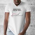 Sometimes I Go Off On a Tangent Math Teacher T Shirts Men Women Girls Kids Men&#x27;s V-Neck T-Shirt, funny design