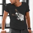 Boston Terrier Bostie Dog Kids Boys Girls Men's V-Neck T-Shirt, gift for family, gift for coworker