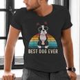 Boston Terrier Boston-Bulldog For Men Women Girls Kids Men's V-Neck T-Shirt, gift for family, gift for coworker