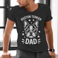 Boston Terrier Dad Boston Terrier Men's V-Neck T-Shirt, Boston Terrier Dad Shirts, gift for family, gift for coworker