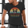 Boston Terrier Dog Every Snack You Make Every Meal You Bake Men Women Men's V-Neck T-Shirt, gift for family, gift for coworker