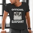 Boston Terrier Dog Official Sleepshirt Pajamas Nightgown For Men Women Girls Kids Men's V-Neck T-Shirt, gift for family, gift for coworker