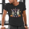 Boston Terrier Halloween Costume Mummy Witch Ghost Dog Lover For Men Women Kids Men's V-Neck T-Shirt, Boston Terrier Halloween Shirts, Boston Terrier Ghost Shirts, gift for family, gift for coworker