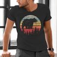 Catch Some Rays Vintage Retro Grizzly Bear Men's V-Neck T-Shirt, gift for family, gift for coworker