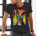 Dog Boston Terrier Hawaiian Men's V-Neck T-Shirt, gift for family, gift for coworker