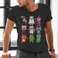Pig Spooky Ghost Witch Boo-Jee Horror Pumpkin Pig Halloween Men's V-Neck T-Shirt, gift for family, gift for coworker