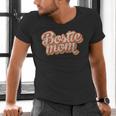 Vintage Boston Terrier Mom Dog Lover Pet Bostie Mama Men Women Girls Kids Men's V-Neck T-Shirt, Boston Terrier Mom Shirts, gift for family, gift for coworker