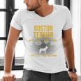 Anatomy Of Boston Terrier Dog Lover Men's V-Neck T-Shirt, gift for family, gift for coworker