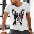 Boston Terrier Dog 4th July America USA Flag Men Women Kids Men's V-Neck T-Shirt, Boston Terrier 4th Of July Shirts, gift for family, gift for coworker