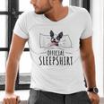 Boston Terrier Dog Lovers Sleepshirt Apparel Men Women Men's V-Neck T-Shirt, gift for family, gift for coworker