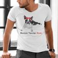 Boston Terrier Mom Bandana Boston Terrier Dog Men's V-Neck T-Shirt, Boston Terrier Mom Shirts, gift for family, gift for coworker