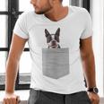 Dog In Your Pocket Boston Terrier For Men Women Girls Kids Men's V-Neck T-Shirt, gift for family, gift for coworker
