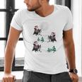 Xmas Tree Santa Riding Boston Terrier Christmas Men's V-Neck T-Shirt, Boston Terrier Christmas Shirts, Boston Terrier Riding Shirts, gift for family, gift for coworker