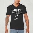Adopt Animals Don't Shop For Them Men's V-Neck T-Shirt, novelty gifts, funny gifts