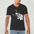 Boston Terrier Bostie Dog Kids Boys Girls Men's V-Neck T-Shirt, novelty gifts, funny gifts