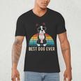 Boston Terrier Boston-Bulldog For Men Women Girls Kids Men's V-Neck T-Shirt, novelty gifts, funny gifts