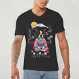 Boston Terrier Boston Bull Terrier Men's V-Neck T-Shirt, novelty gifts, funny gifts