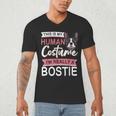 Boston Terrier Dog Bostie Halloween Costume Dog For Kids Men's V-Neck T-Shirt, novelty gifts, funny gifts