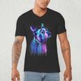 Boston Terrier Dog For a Boston Terrier Mom Men's V-Neck T-Shirt, novelty gifts, funny gifts