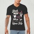 Boston Terrier Fart American Gentleman Non-Sporting Dog Men's V-Neck T-Shirt, novelty gifts, funny gifts