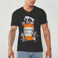 Boston Terrier Happy Pills T-Shirt Men's V-Neck T-Shirt, novelty gifts, funny gifts