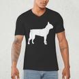 Boston Terrier Men's V-Neck T-Shirt, novelty gifts, funny gifts