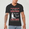 Boston Terrier Mom American Gentleman Dog Lover Mother's Day Men's V-Neck T-Shirt, novelty gifts, funny gifts