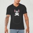 Boston Terrier In The Pocket Cute Boston Terrier Dog For Men Women Girls Kids Men's V-Neck T-Shirt, novelty gifts, funny gifts