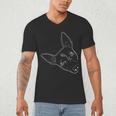 Dog American Hairless Terrier Men's V-Neck T-Shirt, novelty gifts, funny gifts