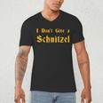I Don't Give a Schnitzel T-Shirt Men's V-Neck T-Shirt, novelty gifts, funny gifts