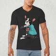 Father's Day Gift Dog Dad Boston Terrier i Love Dad Tattoo Men's V-Neck T-Shirt, novelty gifts, funny gifts