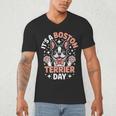 It’s A Boston Terrier Day Pet Cute Dog Lover Cartoon Men's V-Neck T-Shirt, novelty gifts, funny gifts