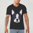 Kids Boston Terrier Dog For Women And Girls Men's V-Neck T-Shirt, novelty gifts, funny gifts