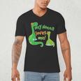 Kids My Nonna Loves Me Dinosaur Grandson Men's V-Neck T-Shirt, novelty gifts, funny gifts