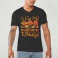 I Love My Kindergarten Turkeys Thanksgiving Teacher Students Men&#x27;s V-Neck T-Shirt, novelty gifts, funny gifts