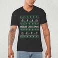 Ugly Sweater Boston Terrier Dog Christmas Dog Lover Xmas Men Women Kids Men's V-Neck T-Shirt, novelty gifts, funny gifts