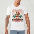 Boston Terrier My Christmas Spirit Dog Santa Claus X-Mas Men's V-Neck T-Shirt, novelty gifts, funny gifts