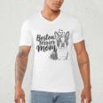 Boston Terrier Dog Bostie Mom Idea For Women Men's V-Neck T-Shirt, novelty gifts, funny gifts