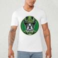 Boston Terrier Dog St Patricks Day Irish Pet Lover Men Women Kids Men's V-Neck T-Shirt, novelty gifts, funny gifts