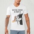 Boston Terrier Mom Dogs Mum Woman Men's V-Neck T-Shirt, novelty gifts, funny gifts
