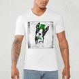Cool Saint Patrick's Boston Terrier T Shirt For Dogs Lovers Men's V-Neck T-Shirt, novelty gifts, funny gifts