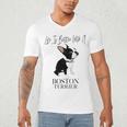 Life Is Better With A Boston Terrier Dog For Lover Men's V-Neck T-Shirt, novelty gifts, funny gifts
