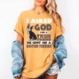 Boston Terrier American Gentleman Non-Sporting Dog Lover Women's Comfort Colors T-Shirt Mustard