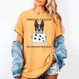 Boston Terrier American Gentleman Personal Stalker Dog Lover Women's Comfort Colors T-Shirt Mustard