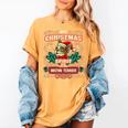 Boston Terrier My Christmas Spirit Dog Santa Claus X-Mas Women's Comfort Colors T-Shirt Mustard