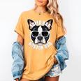 Boston Terrier Dad Father’s Day Dog Dad Men’s Women's Comfort Colors T-Shirt Mustard