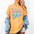 Boston Terrier Dad Retro Women's Comfort Colors T-Shirt Mustard