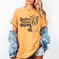 Boston Terrier Dog Bostie Mom Idea For Women Women's Comfort Colors T-Shirt Mustard